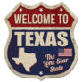 Welcome To Texas The Lone Star State Sign Sticker
