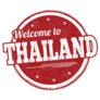Welcome To Thailand Red Stamp Sticker