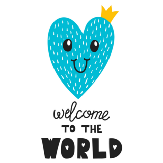 Welcome To The World Sticker