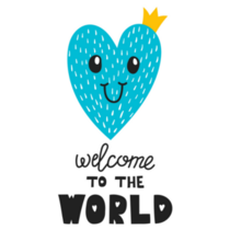 Welcome To The World Sticker