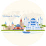 Welcome To Turkey Illustration Sticker