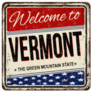 Welcome To Vermont Sign Sticker