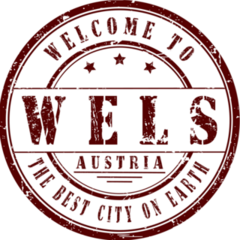 Welcome To Wels Austria Stamp Sticker
