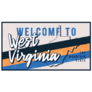 Welcome To West Virginia Vintage Typography Sticker