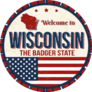 Welcome To Wisconsin Vintage American Sticker