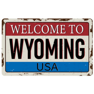 Welcome To Wyoming USA Sticker