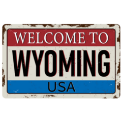 Welcome To Wyoming USA Sticker