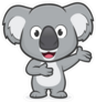 Welcoming Koala Sticker