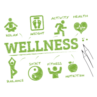 Wellness Icons Sticker