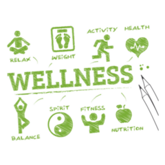 Wellness Icons Sticker