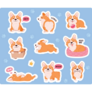 Welsh Corgi Sticker Sheet