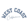 West Coast California College Lettering Sticker