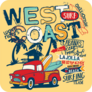 West Coast Surf Riders Sticker