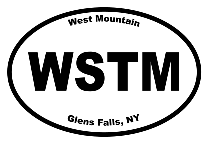 West Mountain Oval Sticker