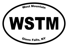 West Mountain Oval Sticker
