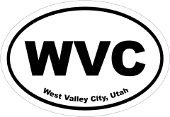 West Valley City, Utah Oval Stickers