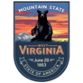 West Virginia State Emblem Sticker