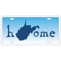 West Virginia State License Plate Home Sticker