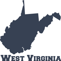 West Virginia State Sticker