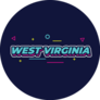 West Virginia Typography Sticker