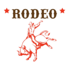 Western Cowboy Red Rodeo Sticker