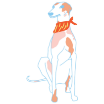 Western Whippet Sticker