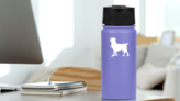 Wet Dog Sticker on a Water Bottle (New) example