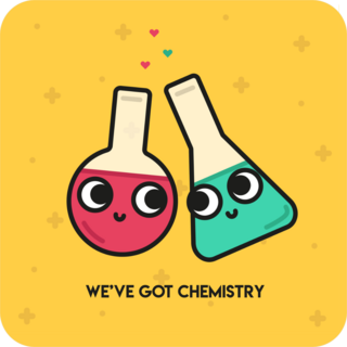 Weve Got Chemistry Sticker