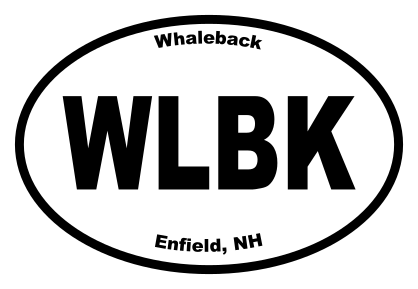 Whaleback Oval Sticker