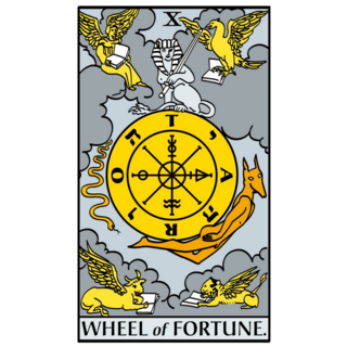 Wheel Of Fortune Tarot Card Sticker