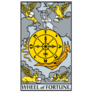 Wheel Of Fortune Tarot Card Sticker