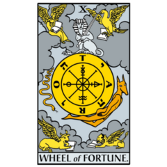 Wheel Of Fortune Tarot Card Sticker
