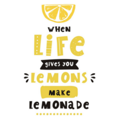 When Life Gives You Lemons Make Lemonade Summer Sticker
