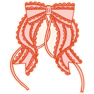 Whimsical Bow Coquette Sticker