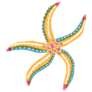 whimsical Starfish Sticker