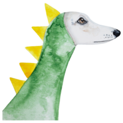 Whippet Dino Sticker