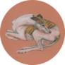 Whippet Drawing Sticker