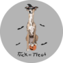Whippet Halloween Sticker