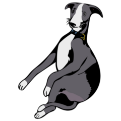 Whippet Position Sticker