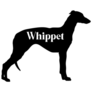 Whippet Silhouette Sticker