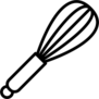 Whisk Icon Sticker