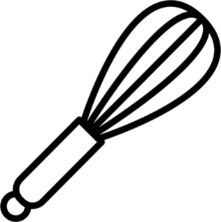 Whisk Icon Sticker