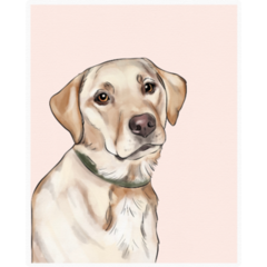 White Lab Pink Sticker