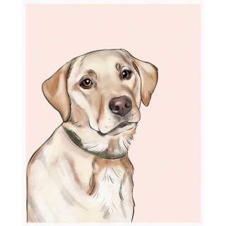 White Lab Pink Sticker