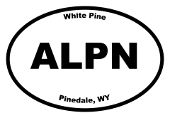 White Pine Oval Sticker