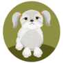 White Shih Tzu Sticker