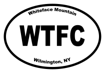 Whiteface Mountain Oval Sticker