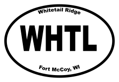 Whitetail Ridge Oval Sticker
