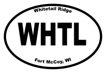 Whitetail Ridge Oval Sticker