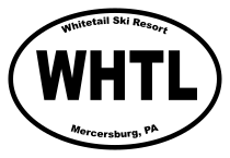 Whitetail Ski Resort Oval Sticker